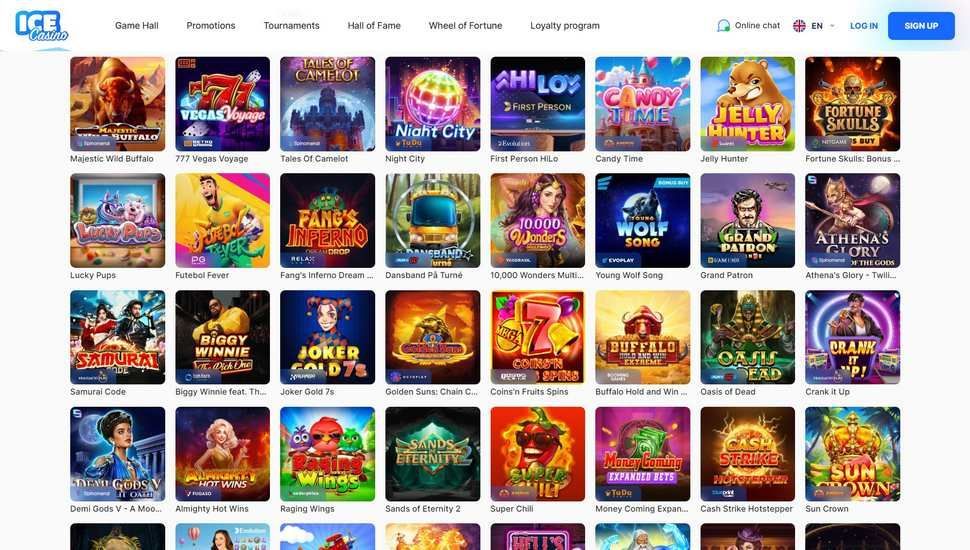 Ice Casino Slots Page 970x550s